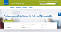 Desktop Screenshot of praxisseminare.ch