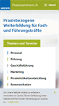 Mobile Screenshot of praxisseminare.ch